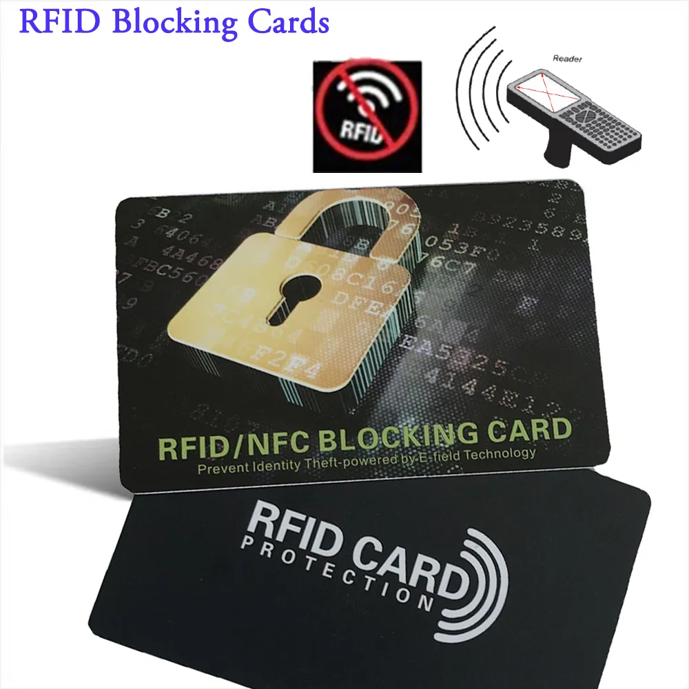비접촉식 RFID 차단 카드, NFC 직불 신용 카드, 여권 보호 차단 세트, 스마트 도난 방지 디자인, 완벽하게 맞는, 1PC title=비접촉식 RFID 차단 카드, NFC 직불 신용 카드, 여권 보호 차단 세트, 스마트 도난 방지 디자인, 완벽하게 맞는, 1PC