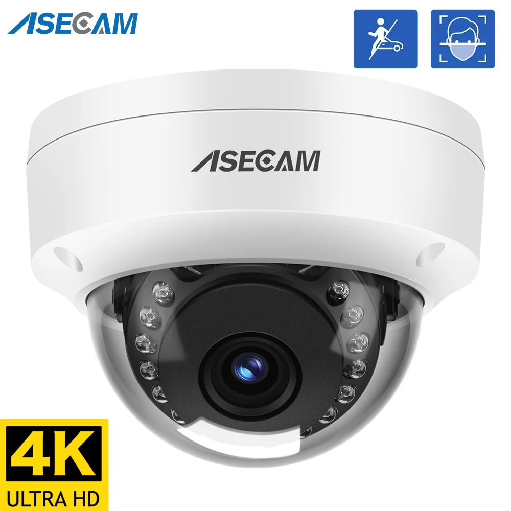 ASECAM POE IP 카메라, 방폭 야외 얼굴 감지, Onvif 금속 돔 CCTV 보안 비디오 감시, 8MP, 4K, IK10, H.265 title=ASECAM POE IP 카메라, 방폭 야외 얼굴 감지, Onvif 금속 돔 CCTV 보안 비디오 감시, 8MP, 4K, IK10, H.265 
