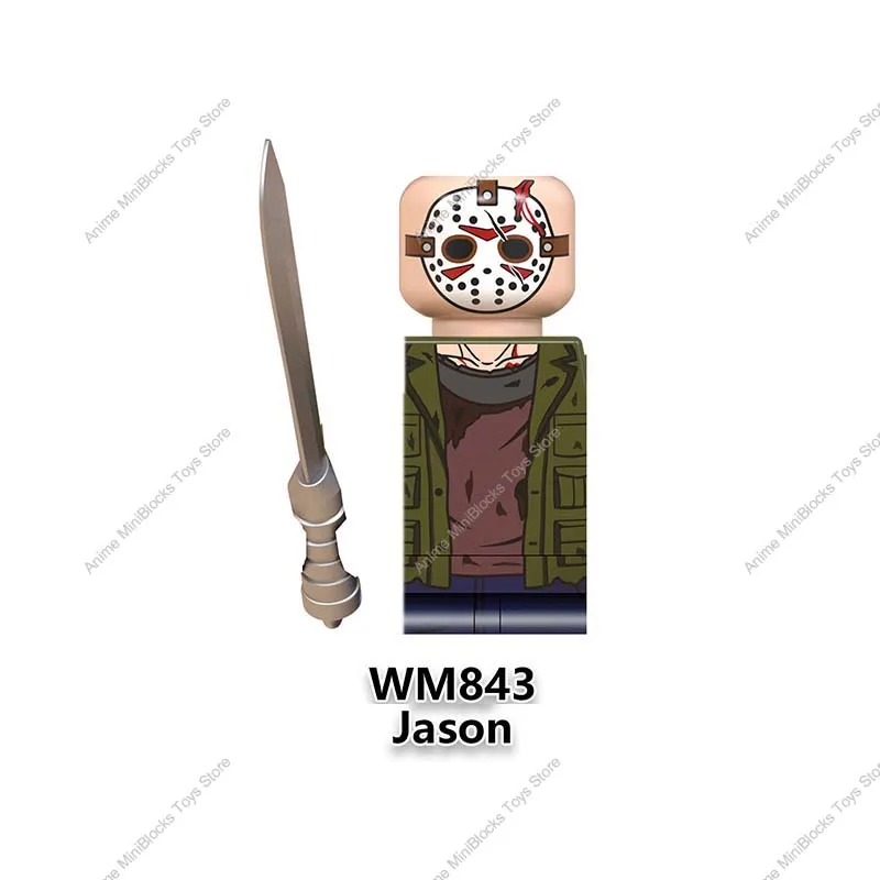 WM6075 WM6101 빌딩 블록 할로윈 만화 미니 피규어 액션 장난감 공포, 빛나는 사일런트 힐 벽돌 잭 피라미드 6102