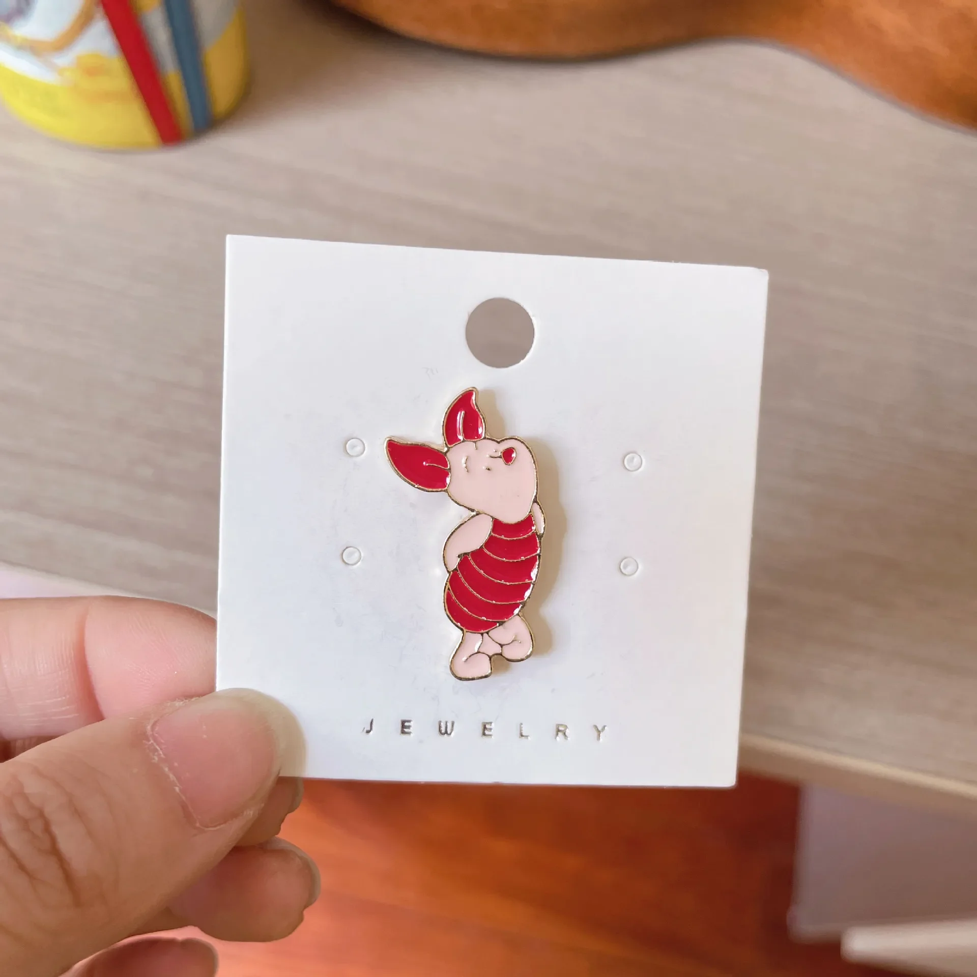 디즈니 만화 브로치 릴로 & 스티치 애니메이션 피규어, 곰돌이 푸 미키 미니 배지 에나멜 라펠 핀, 패션 주얼리 선물