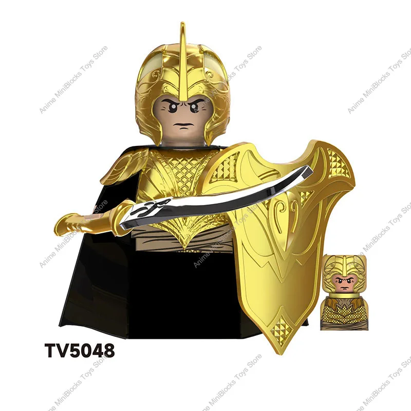 6405 6054 로드 링 영화 브릭 인형, 중세 기사 군인 전사 아처 미니 피규어, 액션 장난감 빌딩 블록, TV6406