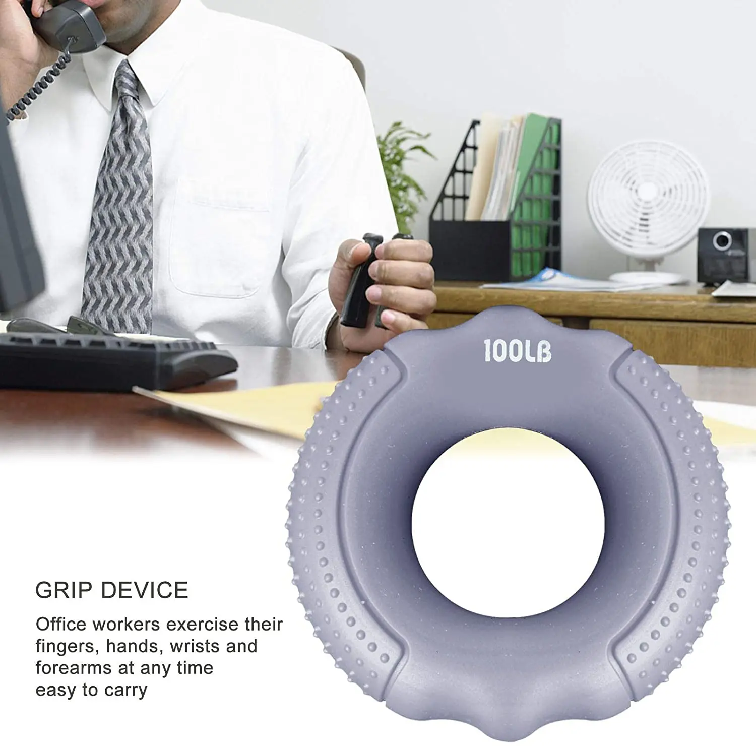 실리콘 손가락 그리퍼 손 저항 밴드, 그립 링, 손목 스트레처, 손가락 팔뚝 트레이너, 팔꿈치 운동, 손목 확장기