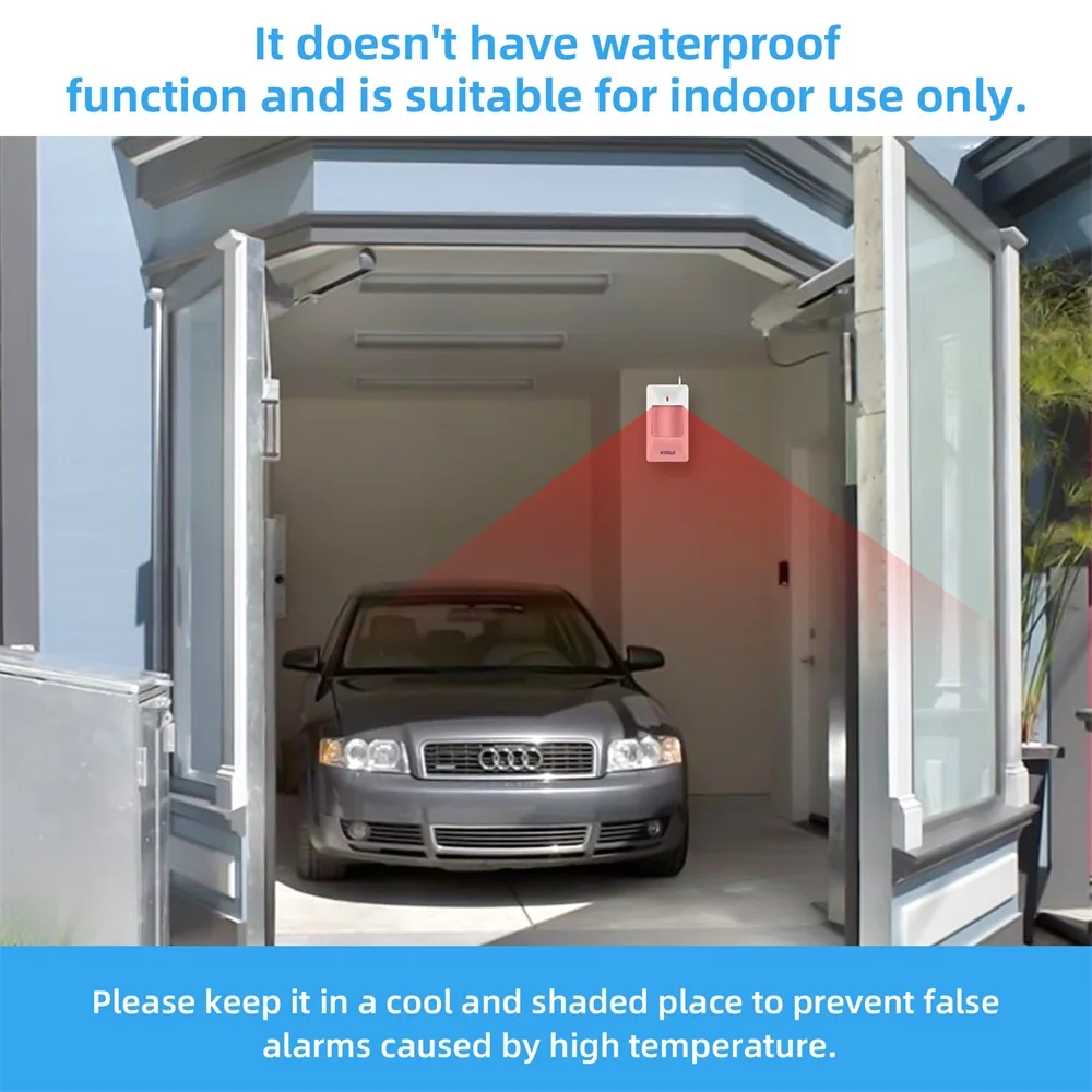 KERUI-무선 지능형 PIR 모션 센서 알람 감지기, 433MHz W18 W20 와이파이 GSM 홈 도난 경보 시스템 보안