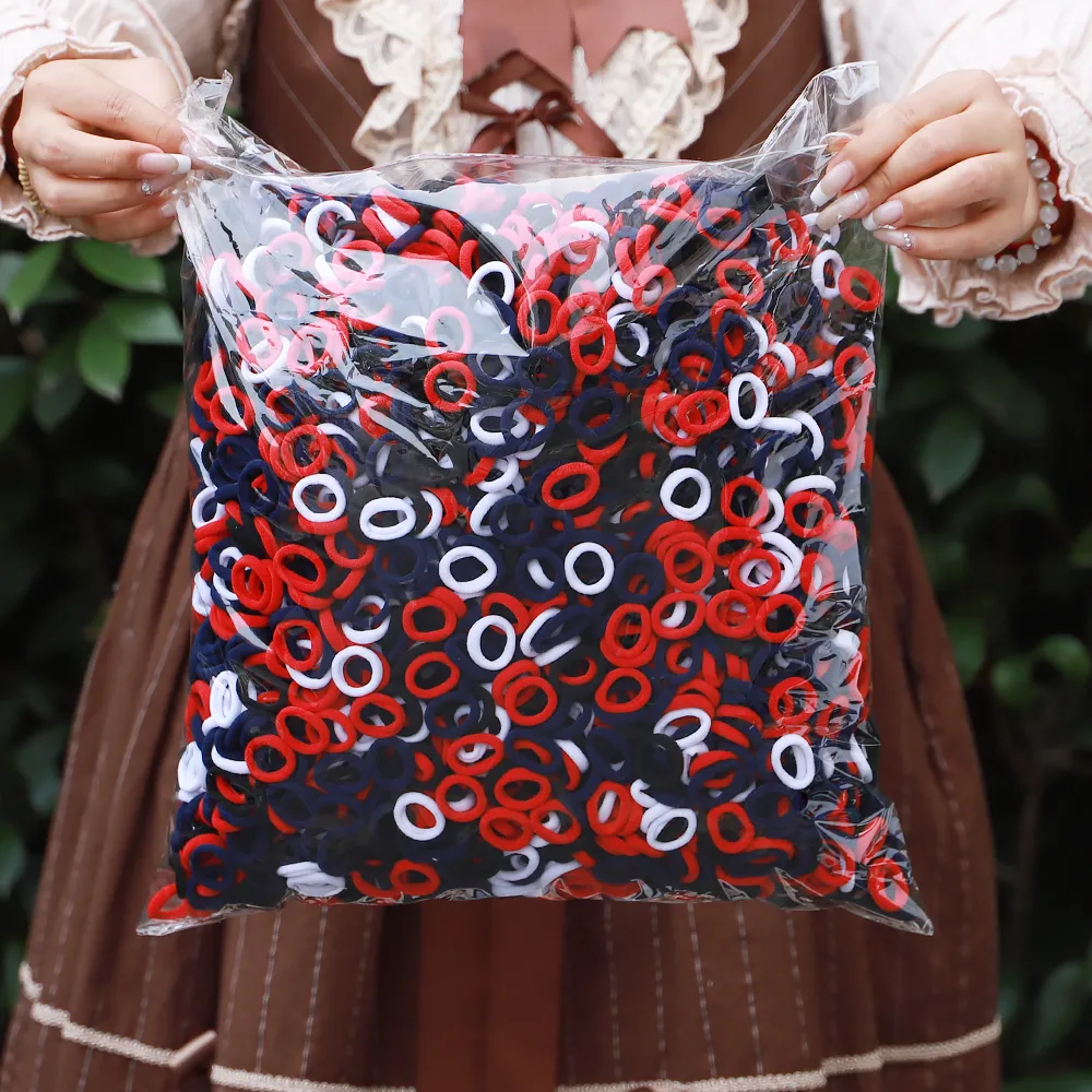 소녀용 컬러풀 기본 나일론 탄성 헤어 밴드, 포니테일 홀드 스크런치 고무 밴드, 어린이 모자, 어린이 액세서리, 100 개 title=소녀용 컬러풀 기본 나일론 탄성 헤어 밴드, 포니테일 홀드 스크런치 고무 밴드, 어린이 모자, 어린이 액세서리, 100 개 