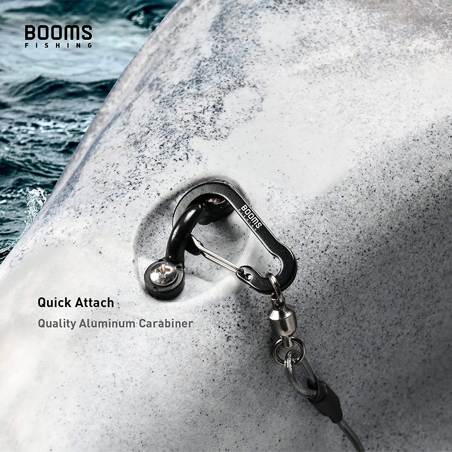 Booms-낚시 T02RB1 낚싯대 테더 보트 카약 패들 2M 헤비 듀티 탄성 끈, 낚시 도구 로드 스트랩 4 피스/세트