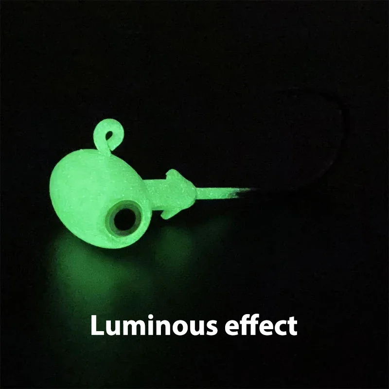 리드 헤드 후크 가시 후크, 3D 물고기 눈, 낚시 액세서리, 로트당 5 개, 3.5g, 5g, 7g, 10g, 14g