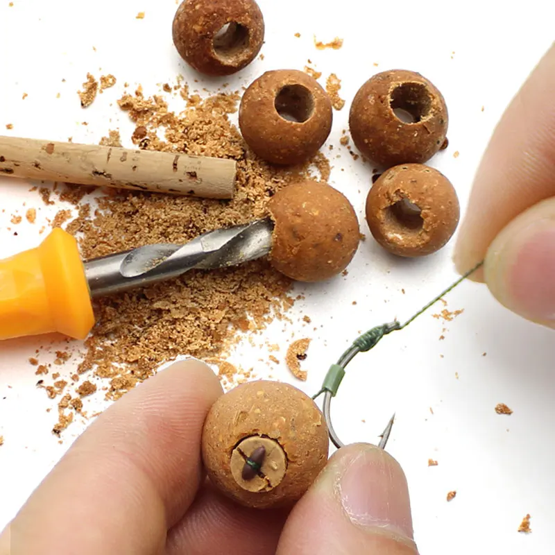 잉어 낚시 액세서리 펀치 도구, 스테인레스 스틸 미끼 드릴, 낚시 도구, 코르크 스틱 잉어 미끼, 잉어 낚시 태클, 6mm, 8mm