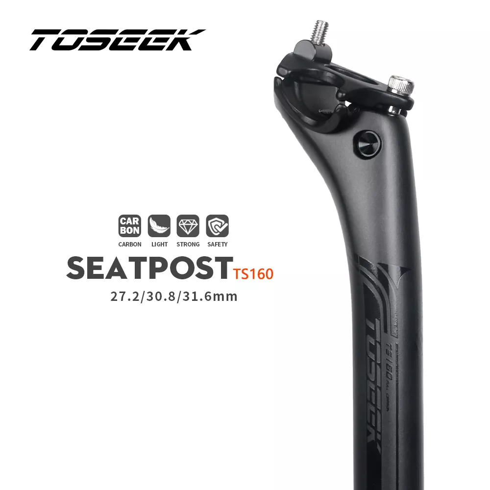 TOSEEK MTB 및 로드 바이크 카본 시트포스트, 27.2mm 30.8mm 31.6mm, 매트 블랙 시트 포스트, 길이 400mm, 시트 튜브, 자전거 부품 title=TOSEEK MTB 및 로드 바이크 카본 시트포스트, 27.2mm 30.8mm 31.6mm, 매트 블랙 시트 포스트, 길이 400mm, 시트 튜브, 자전거 부품 