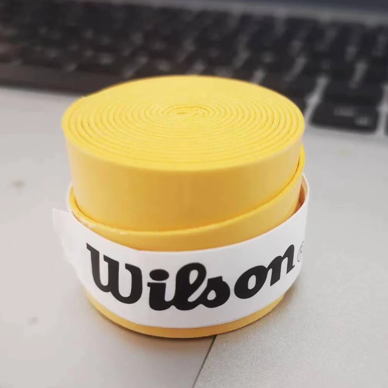 WILLSON 고품질 배드민턴 라켓 오버그립 테니스 라켓 랩, 미끄럼 방지 용골 그립, 핸드 접착제 탄성 낚시 오버그립