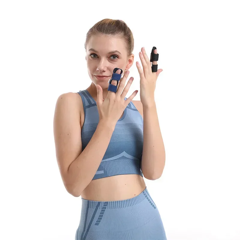 조정 가능한 통증 완화 트리거, 응급 처치 손가락 고정 부목 교정기 교정기 건강 관리 지원, 1 개