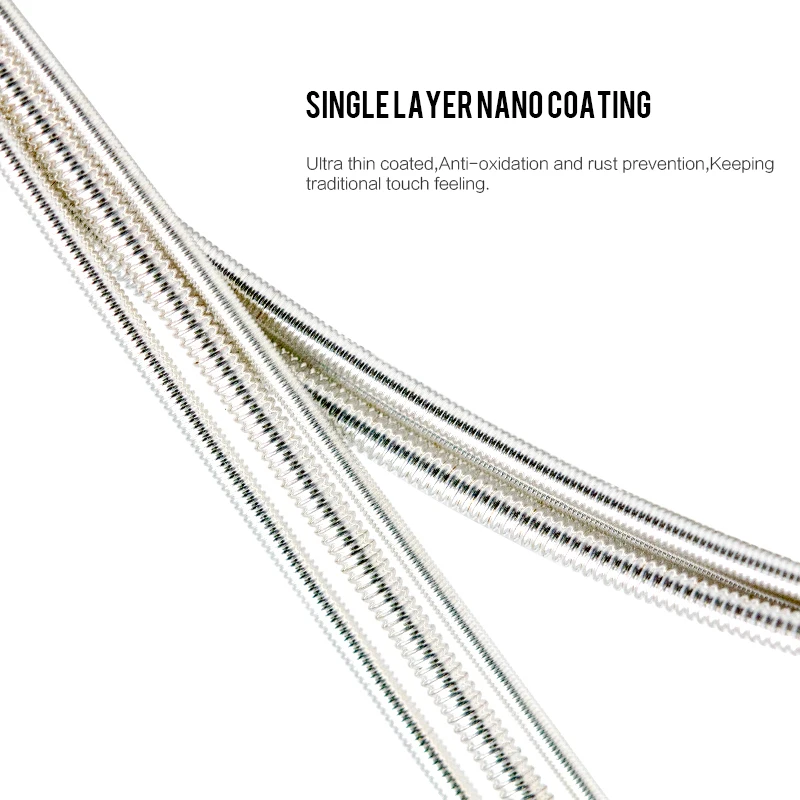 6 개/대 Orphee 클래식 기타 스트링 실버 도금 와이어 나일론 스트링 NX 시리즈 클래식 어쿠스틱 기타 액세서리