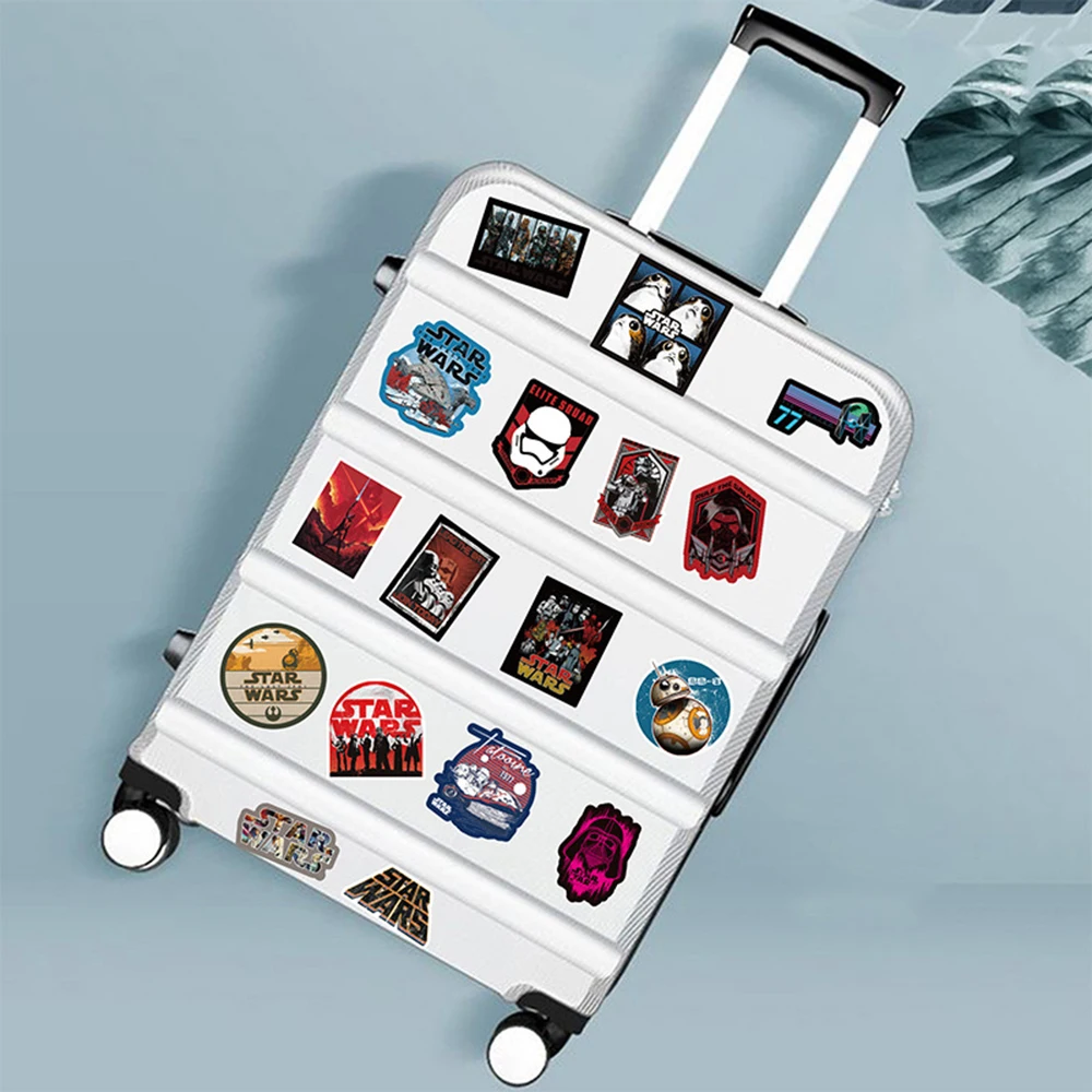 10/30/50/100pcs 디즈니 공상 과학 영화 스타 워즈 스티커 스케이트 보드 노트북 수하물 전화 오토바이 자동차 멋진 스티커 어린이 장난감