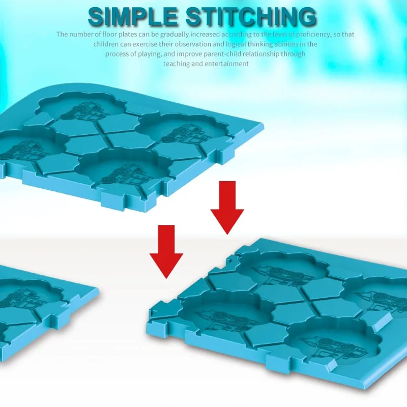 어린이 로드 메이즈 몬테소리 논리 로드 빌더 게임 조립 빌딩 퍼즐, 어린이 학습 교육 완구