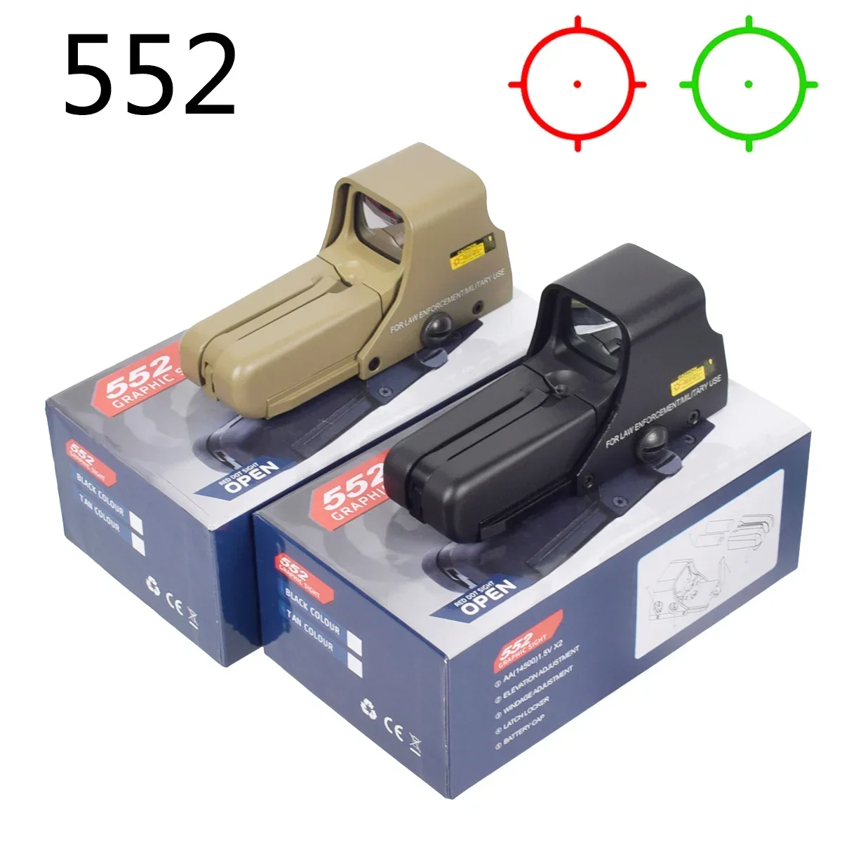 전술 유니티 광학 고속 라이저 증가 마운트, 551 552 553 558 레드 그린 도트 홀로그램 반사 조준기 사냥 라이플 스코프