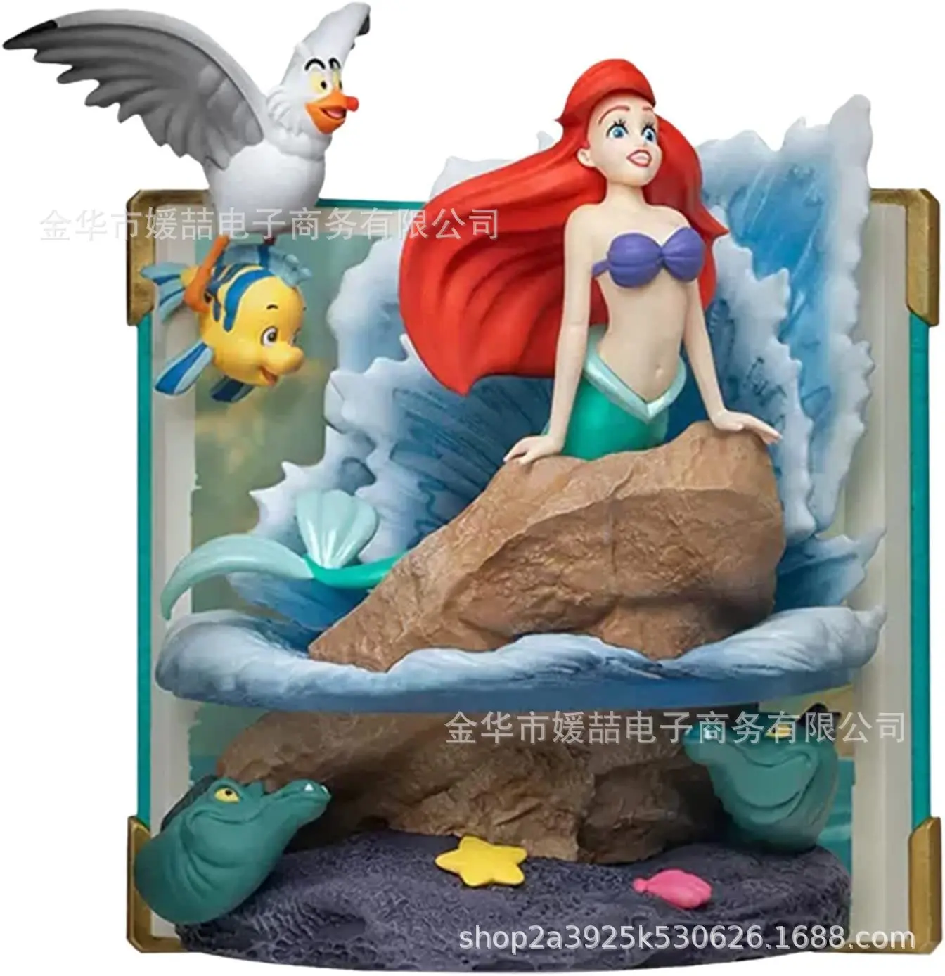 디즈니 공주 크리스마스 트리 장식 펜던트, 애니메이션 피규어, 할로윈, 가정용 자동차 배낭 장식, 아크릴 비행기 펜던트 장난감