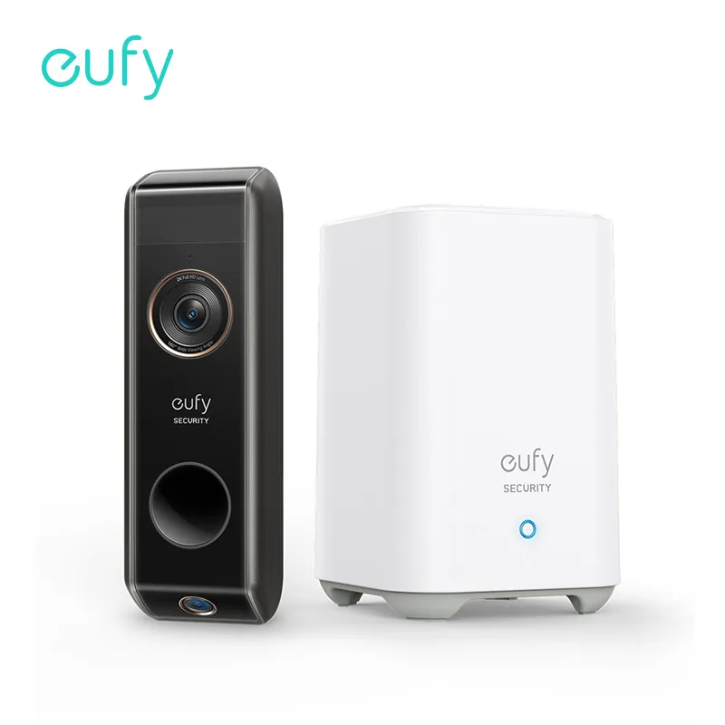 Eufy-보안 비디오 초인종, 듀얼 카메라 (배터리 전원), 홈베이스, 2K 무선 초인종 카메라, 듀얼 모션 패키지 감지 title=Eufy-보안 비디오 초인종, 듀얼 카메라 (배터리 전원), 홈베이스, 2K 무선 초인종 카메라, 듀얼 모션 패키지 감지