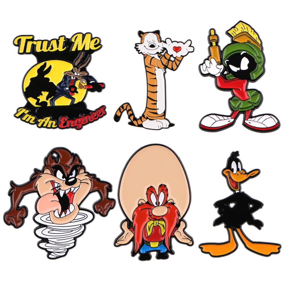 만화 오리 호랑이 어린이 브로치, 에나멜 핀, 라펠 핀, 배낭 금속 서류 가방 배지, 보석 선물 title=만화 오리 호랑이 어린이 브로치, 에나멜 핀, 라펠 핀, 배낭 금속 서류 가방 배지, 보석 선물 