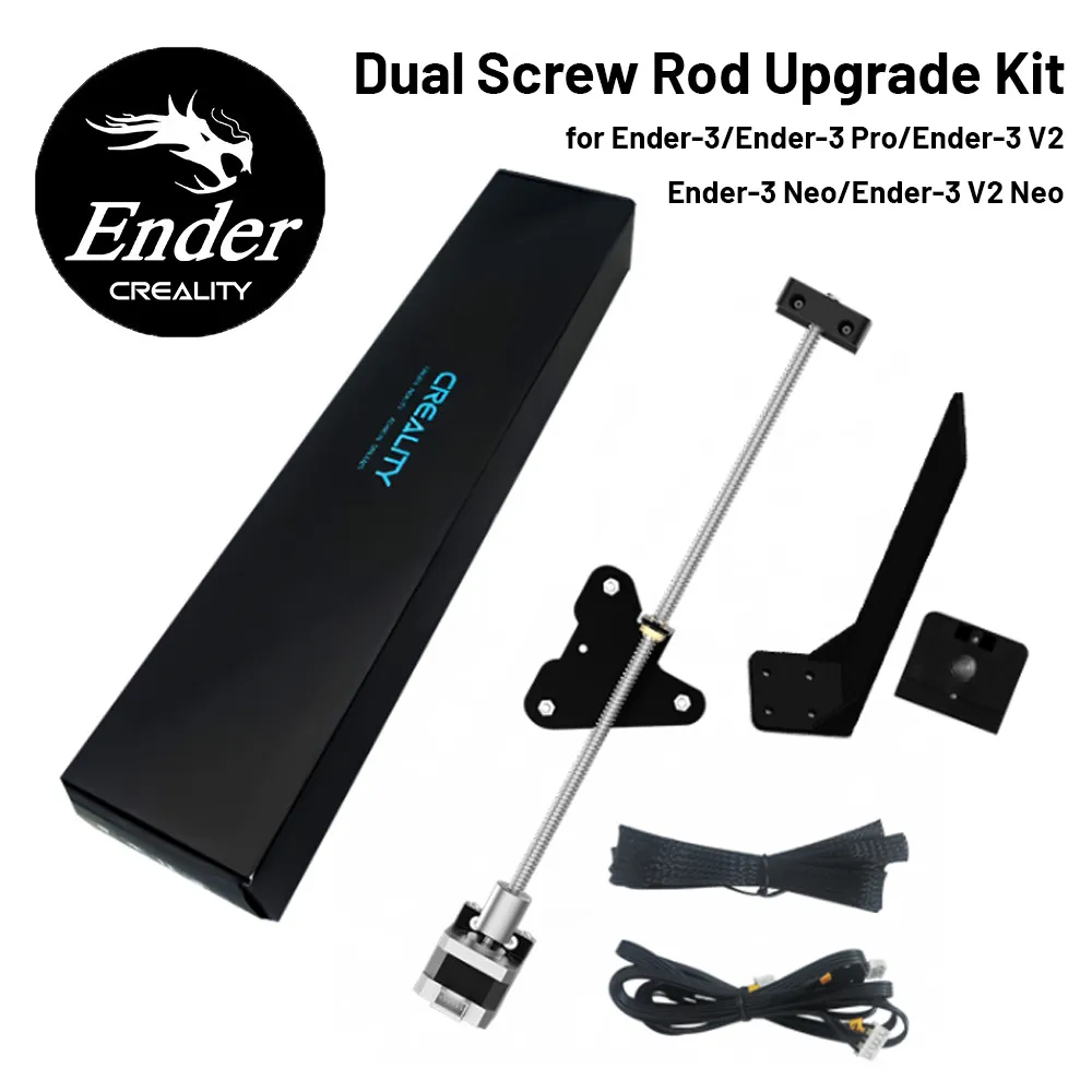 Creality Ender-3 V2 듀얼 Z축 키트, 리드 스크류 이중 나사 로드, 스테퍼 모터 포함, Ender 3 / Ender-3 Pro/Ender-3 V2 3D 프린터용 title=Creality Ender-3 V2 듀얼 Z축 키트, 리드 스크류 이중 나사 로드, 스테퍼 모터 포함, Ender 3 / Ender-3 Pro/Ender-3 V2 3D 프린터용 