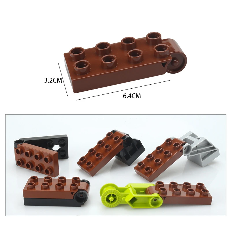 대형 빌딩 블록 교통 기계 건설 액세서리, 대형 벽돌 호환, 어린이 과학 교육 장난감 선물