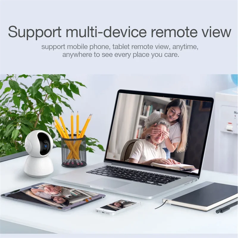 Sdeter 베이비 모니터 카메라, 와이파이 무선 야간 투시경, 자동 추적 감시 보안 IP 캠, 전화 앱 포함, 2K, 4K