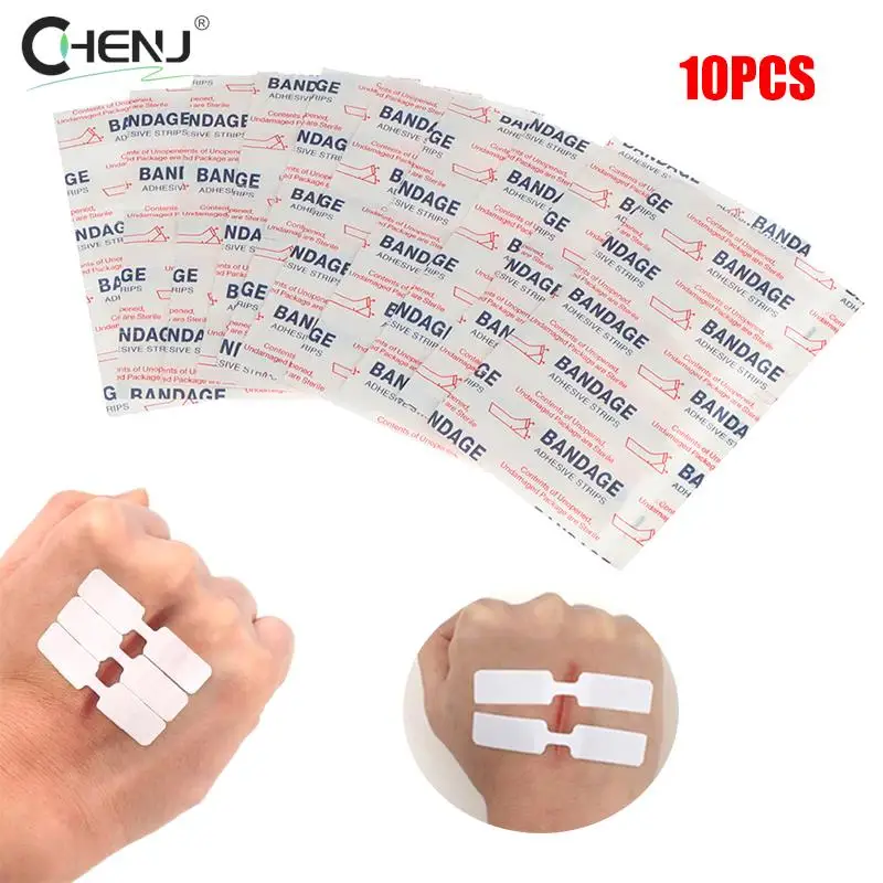 휴대용 방수 나비 접착 밴드, 상처 봉합 밴드, 응급 키트 붕대, 야외 응급 처치 용품, 10 개 title=휴대용 방수 나비 접착 밴드, 상처 봉합 밴드, 응급 키트 붕대, 야외 응급 처치 용품, 10 개 