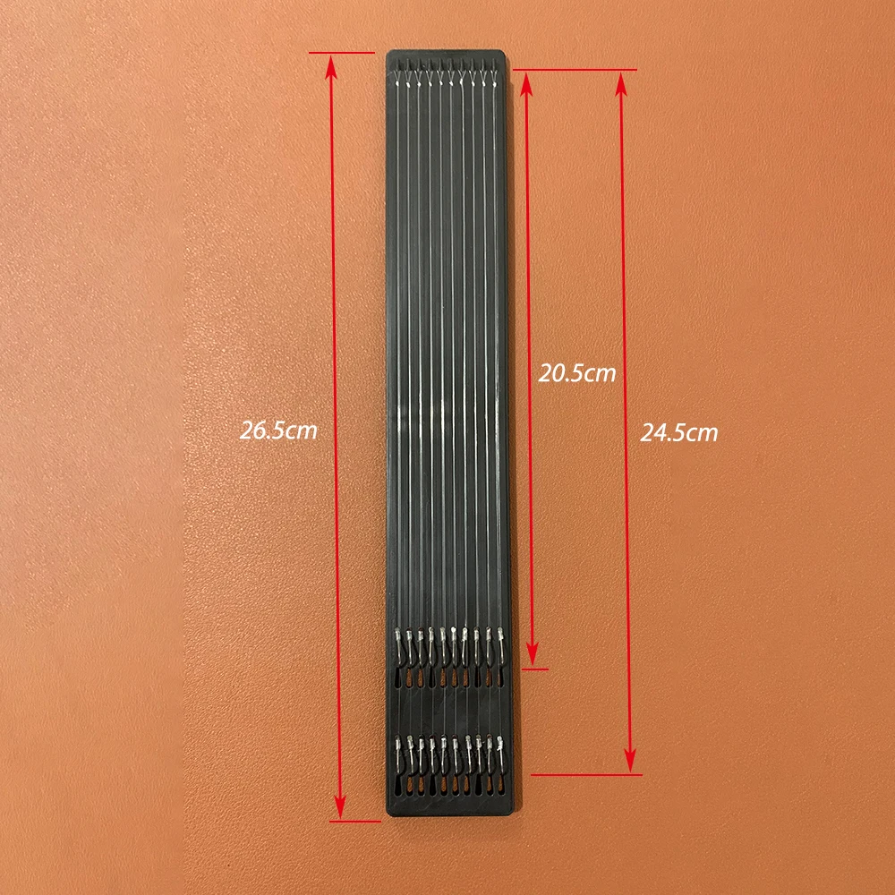 낚싯줄이 있는 더블 후크 낚시, 잉어 태클용 후크 포함, 고강도 스레드 및 스위블, 좋은 액세서리 키트, 세트당 10 개