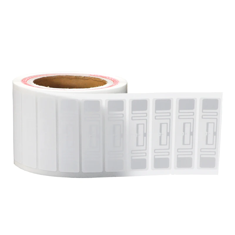 ISO18000-6C 패시브 접착 스티커 라벨 UHF RFID 태그, 다양한 크기, 50 개