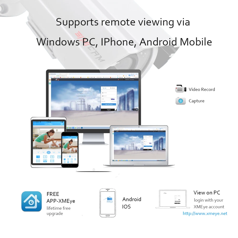 4CH DVR CCTV 시스템 2PCS 카메라 1080P 2MP 비디오 감시 4CH 5 in 1 DVR 적외선 AHD 1200 TVcctv 카메라 보안 시스템 키트