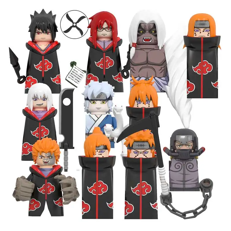 나루토 애니메이션 액션 장난감 빌딩 블록 미니 피규어, 사스케 카구야 기미마로 우치하 이타치 호즈키 스이게츠 우즈마키, WM6113, WM6112 title=나루토 애니메이션 액션 장난감 빌딩 블록 미니 피규어, 사스케 카구야 기미마로 우치하 이타치 호즈키 스이게츠 우즈마키, WM6113, WM6112