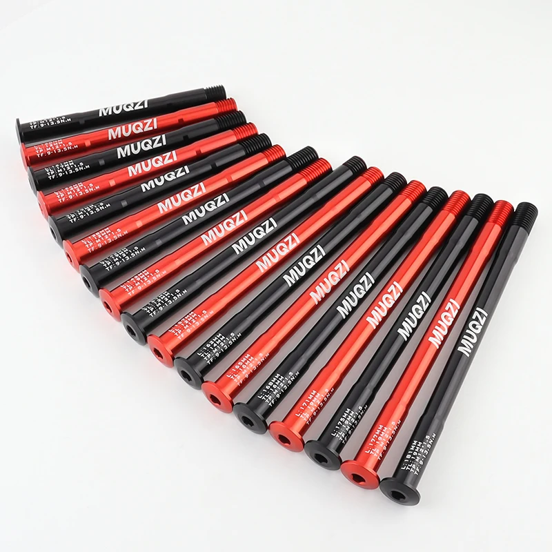 MUQZI MTB 스루 액슬, 로드 바이크 휠 액슬, 허브 스루 액슬, 포크 샤프트, 15x100, 15x110, 12x142, 12x100, 12x148