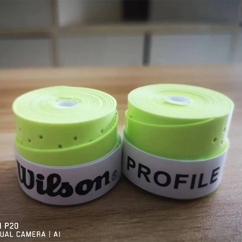 WILLSON 고품질 배드민턴 라켓 오버그립 테니스 라켓 랩, 미끄럼 방지 용골 그립, 핸드 접착제 탄성 낚시 오버그립