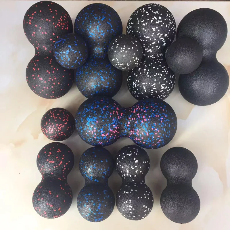 EPP 마사지 볼 요가 헬스장, 피트니스 의료 운동, 땅콩 근막 롤러, 등 발, 경추 재활