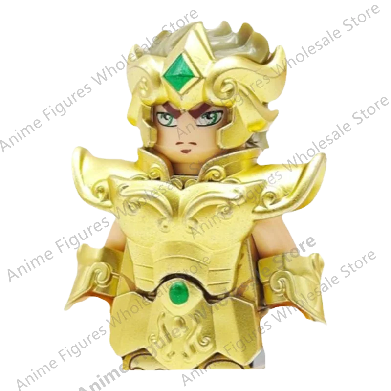 골드 세인트 시류 세이야 효가 이키 샤카 도코 뮤 피규어, 미니 피규어, 어린이 장난감, 빌딩 블록 선물, 신제품