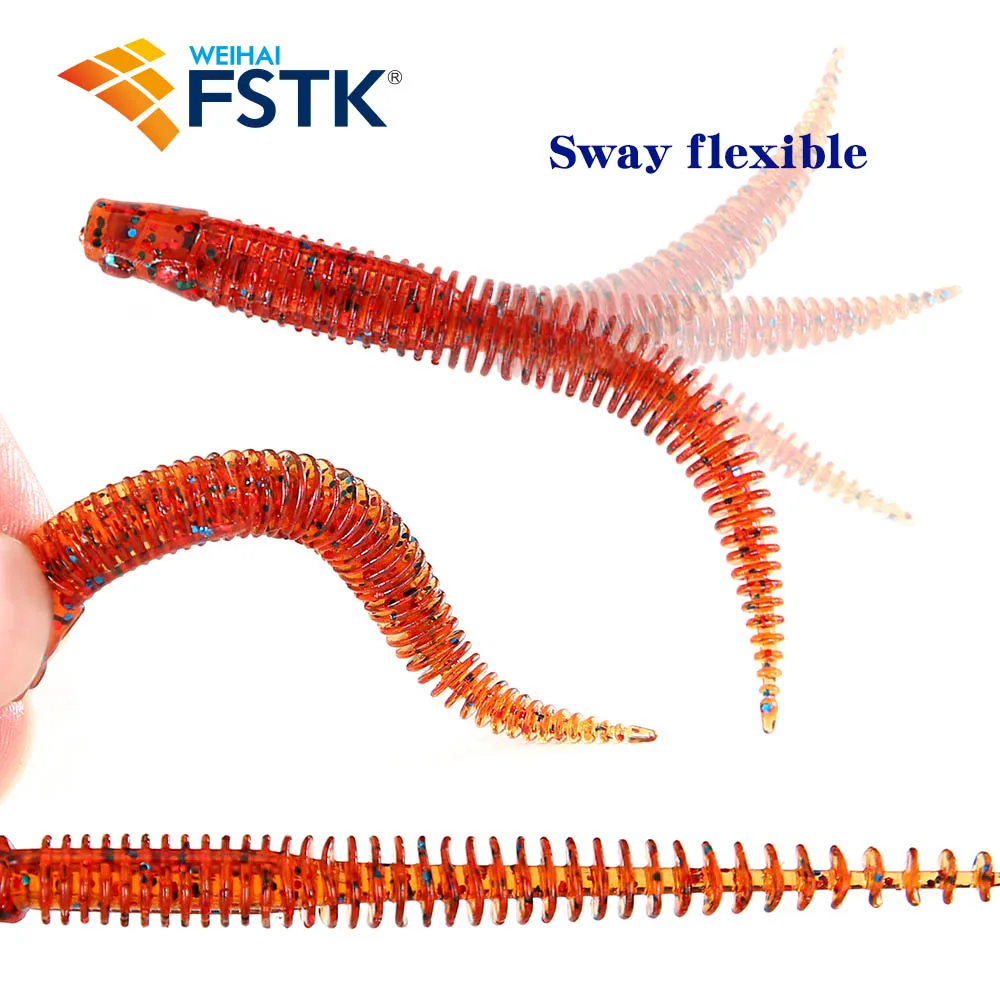 FSTK 잉어 낚시 배스 루어 싱킹 워블러, 소프트 실리콘 인공 플라스틱 미끼, 잉어 낚시 미끼, 0.6g, 1.5g, 5cm, 7cm