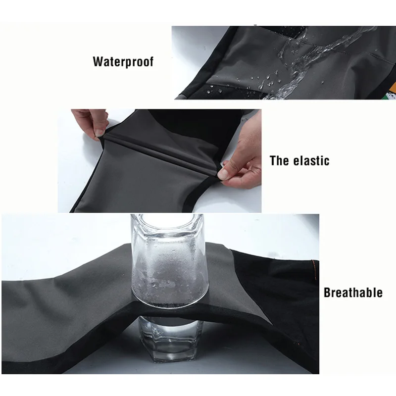 TRVLWEGO 남성 여름 하이킹 바지, 내마모성 방수 스플래시 방지 빠른 건조 UV 방지 탄성 얇은 캠핑 바지