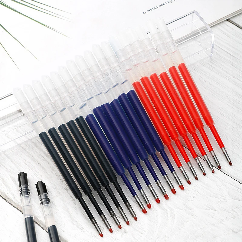 사무실 문구류 쓰기 전용 교체형 424 펜 리필 막대, 9.8cm, 0.5mm, 스페셜 오피스 비즈니스 G2 볼펜 리필 막대, 10 개