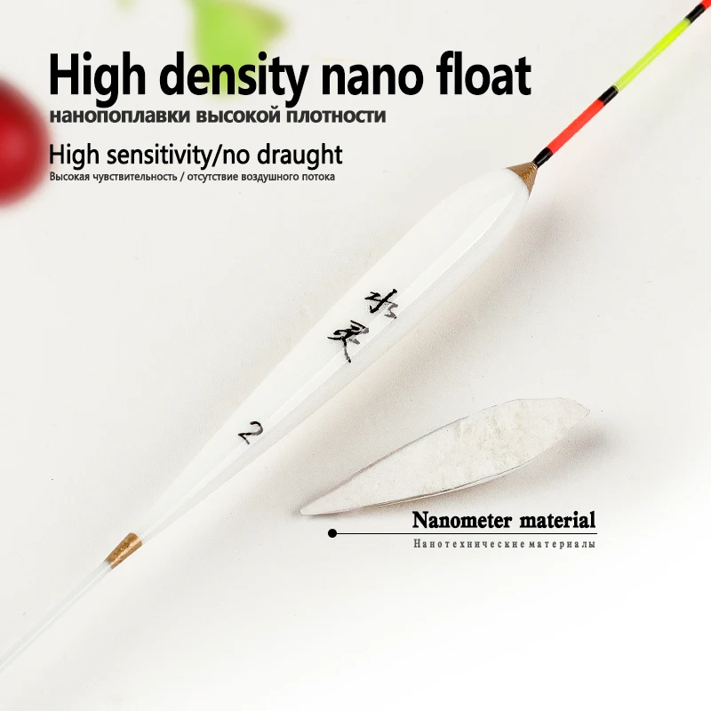 얕은 물 낚시 플로트 나노 바버, 플로트 튜브 3 개, 가방 낚시 후크 1 개, 민물 부표 낚시 태클 도구 3 개/로트