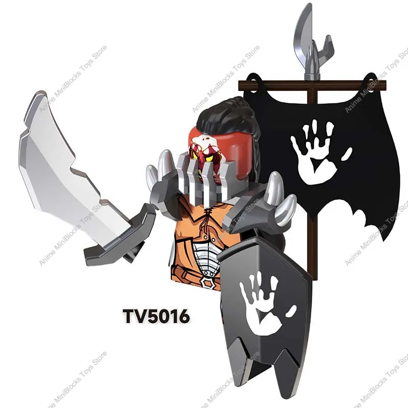 어린이용 미니 피규어 액션 장난감, 영화 고블린 사우론 링레이스, 메리 프로도 오크, 우룩하이, TV6401, TV6402