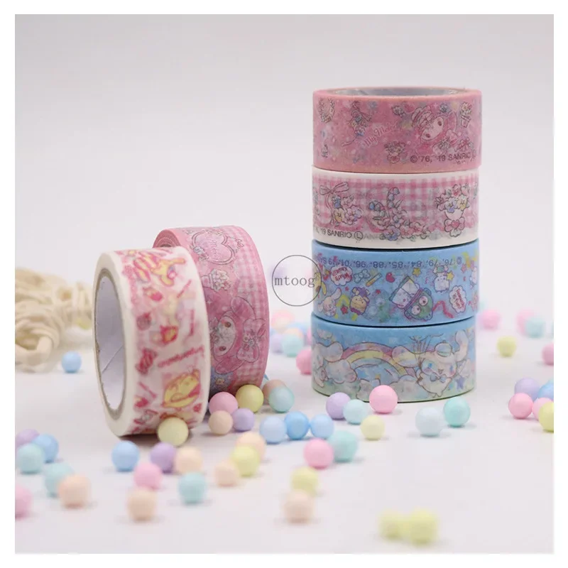 5M 만화 애니메이션 시나모롤 마이 멜로디 폼폼 퓨린 헬로 키티 리틀 트윈 스타 산리오 스티커, 만화 애니메이션