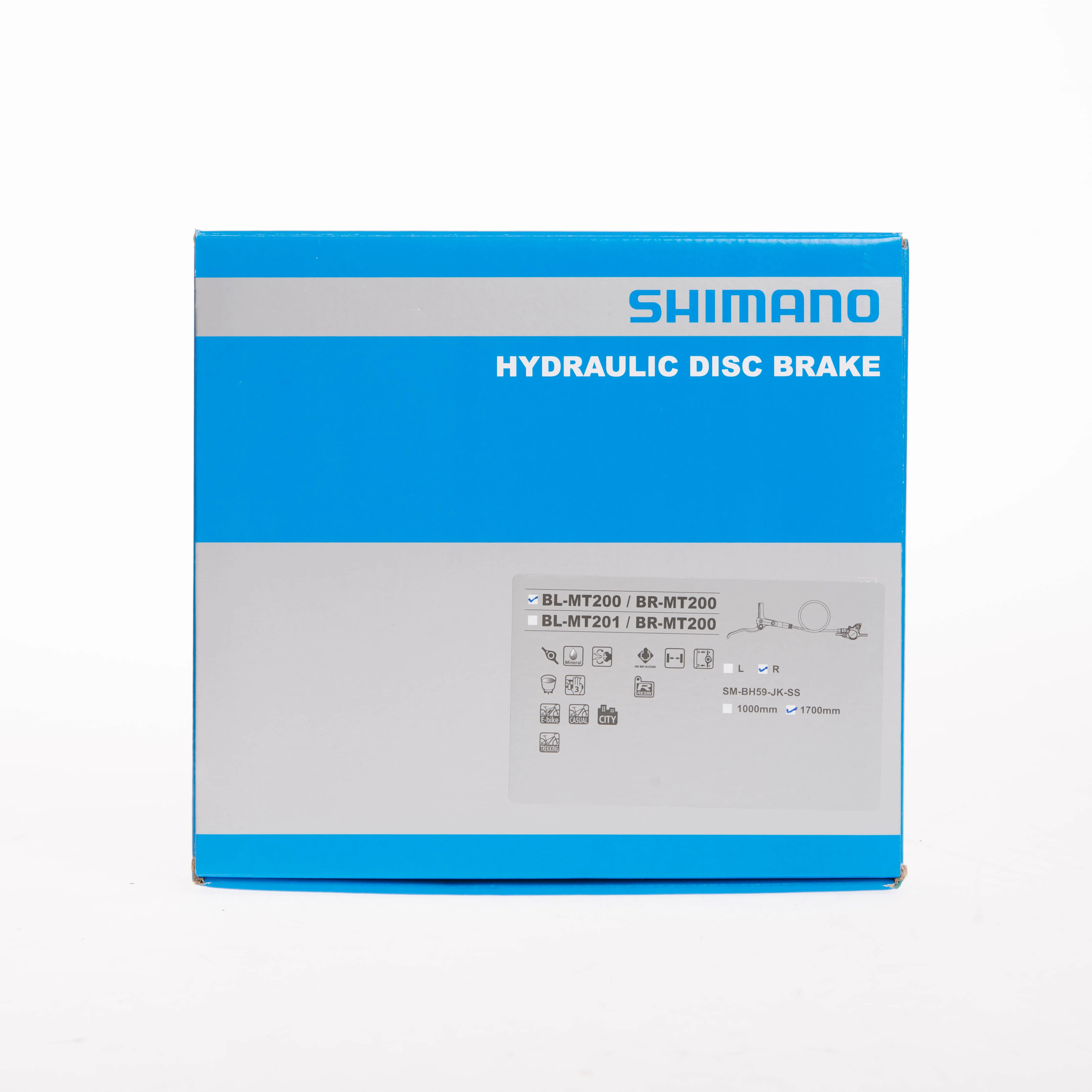 시마노 유압 디스크 브레이크, 좌측 전방 및 우측 후방 브레이크, 산악 자전거용, BL-MT200 또는 BR-MT200 박스형 정품