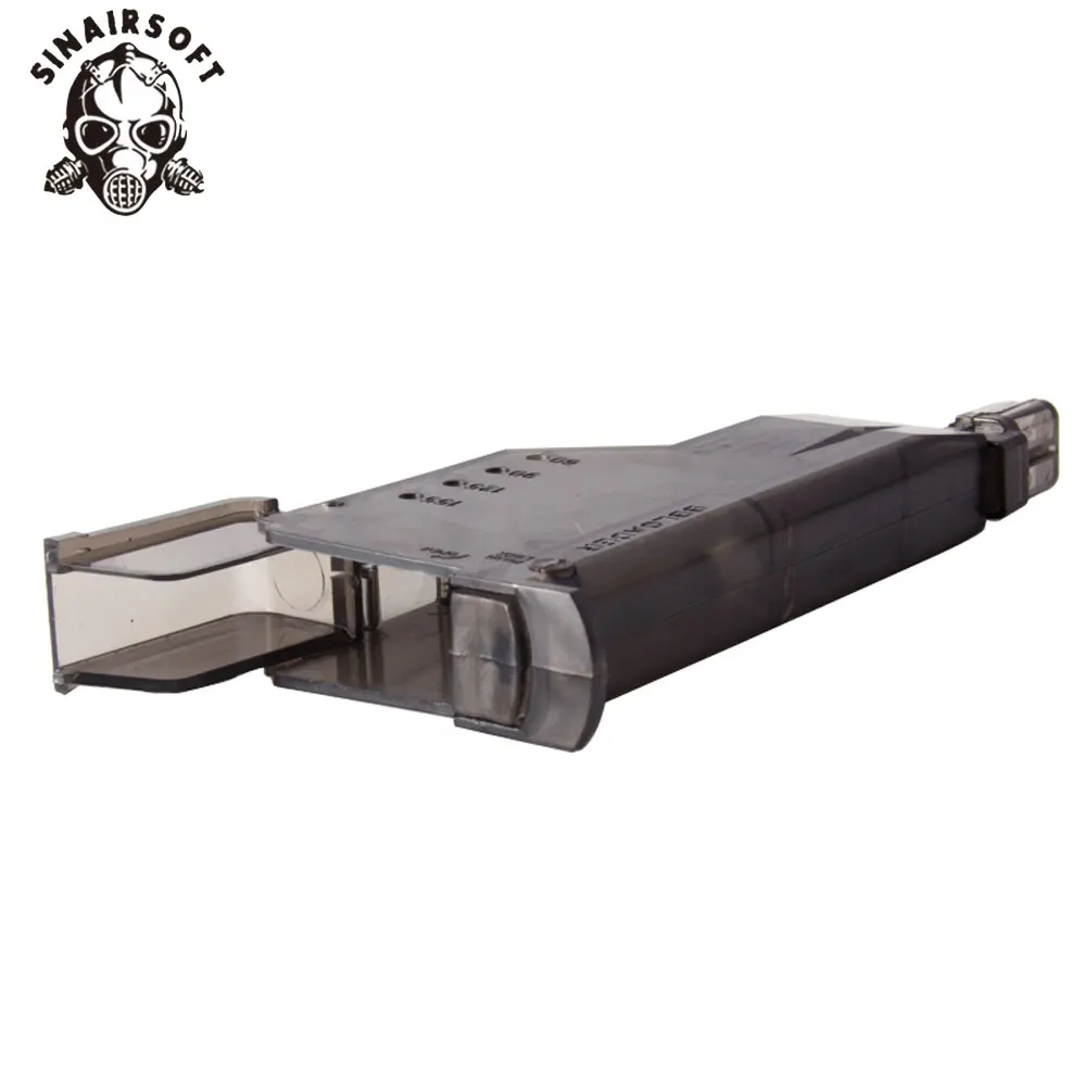 SINAIRSOFT 랩터스 에어소프트 고속 로더, 페인트볼 에어소프트 건용, 220 100 BB 용량, 220 번째 100 번째 BB 속도 로더, 신제품