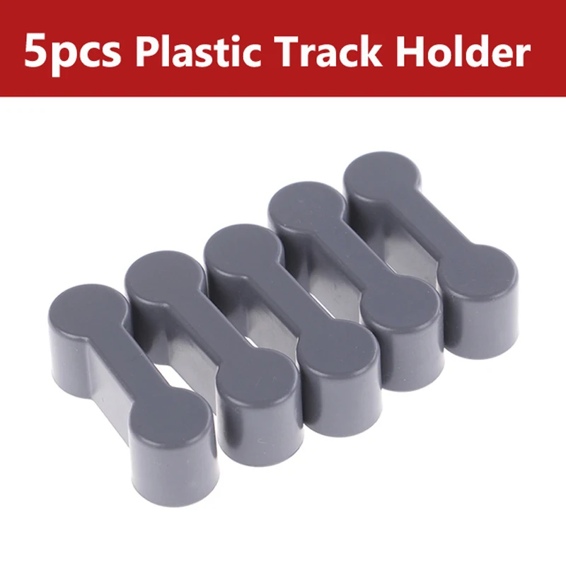 너도밤 나무 나무 철도 트랙 액세서리 나무 홀더 플라스틱 커넥터 맞는 브랜드 나무 트랙 완구 어린이를위한