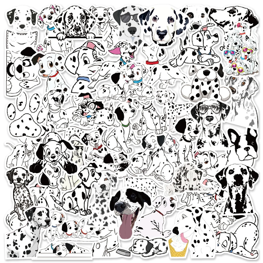 10/30/50PCS 귀여운 디즈니 101 달마 시안 만화 스티커 데칼 노트북 전화 아이 장난감에 대 한 백과 하나의 달마 시안 스티커