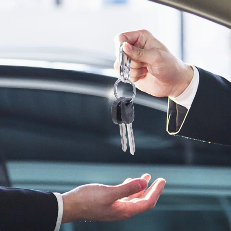 금속 조롱박 버클 키체인 등반 후크 자동차 키체인, 강한 카라비너 모양 키체인 액세서리, 빈티지 키체인, 1 개, 3 개, 5 개