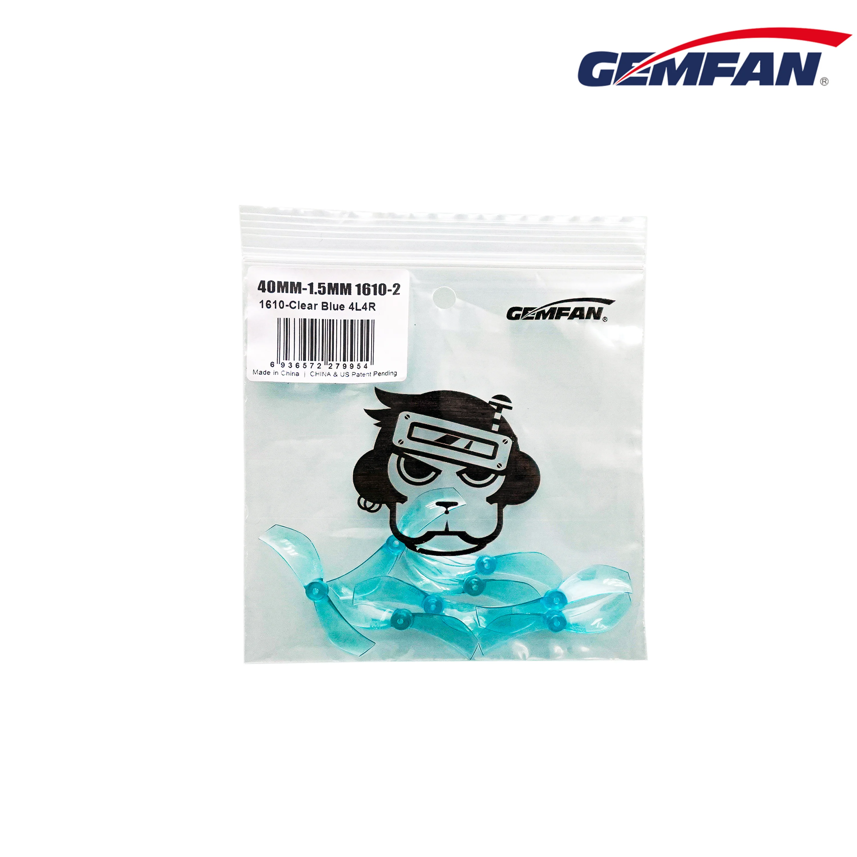 4 쌍 8 개 2 블레이드 Gemfan 1610 1.6x10 40mm CCW/CW 프로펠러 할로우 컵 브러시리스 모터, RC 드론 비행기 부품