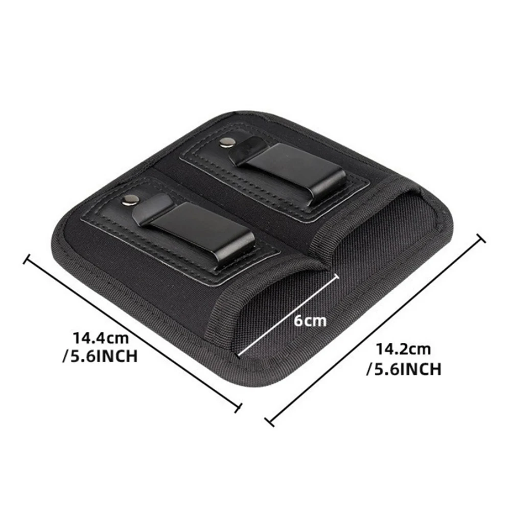 전술 나일론 탄창 파우치 홀스터 권총 권총 파우치, 클립 글록 19 21 베레타 92, 9mm 은폐 휴대 케이스