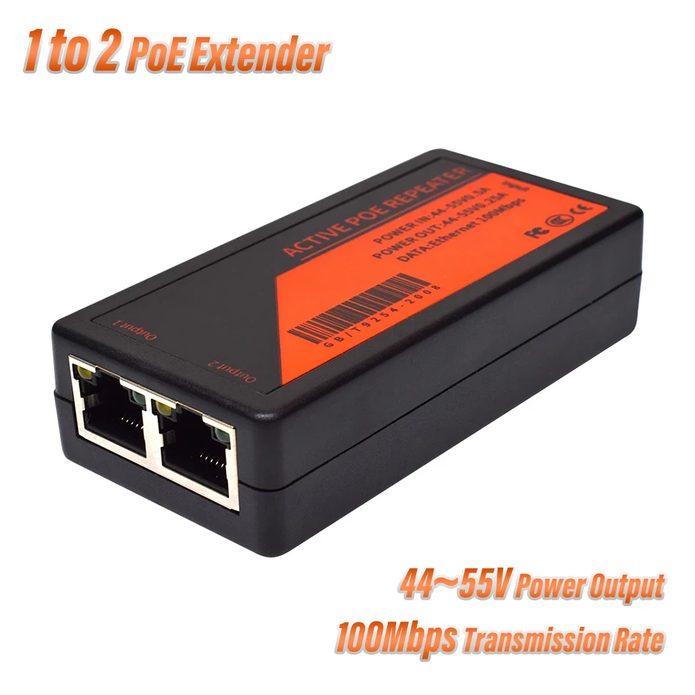 2 포트 PoE 익스텐더 ip 포트용 100Mbps poe 익스텐더 최대 확장 120m 전송 익스텐더 ip 카메라용 title=2 포트 PoE 익스텐더 ip 포트용 100Mbps poe 익스텐더 최대 확장 120m 전송 익스텐더 ip 카메라용