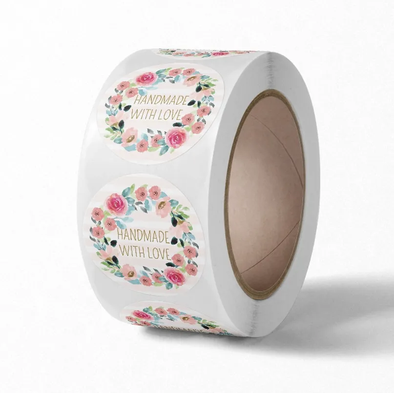 소기업 포장용 사랑 스티커 포함 수제 꽃, 베이킹 라벨 봉투 씰, 웨딩 장식 문구, 100-500 개 title=소기업 포장용 사랑 스티커 포함 수제 꽃, 베이킹 라벨 봉투 씰, 웨딩 장식 문구, 100-500 개 