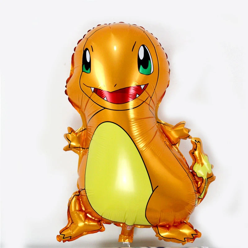 포켓몬 헬륨 풍선 만화 베이비 샤워 용품, 피카츄 생일 장식, 숫자 호일 풍선, 파티 용품, 소년 선물
