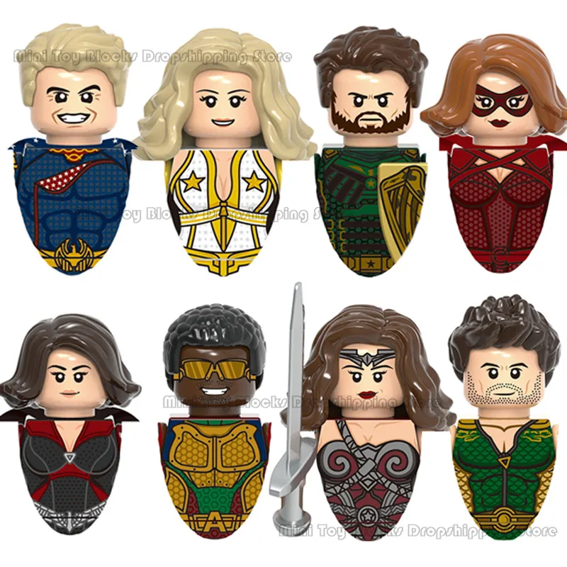 소년용 빌딩 블록, 홈랜더 스타라이트 퀸 메이브 크림슨 백작부인 영화 미니 액션 장난감 피규어, 아이 조립 선물, X0337 title=소년용 빌딩 블록, 홈랜더 스타라이트 퀸 메이브 크림슨 백작부인 영화 미니 액션 장난감 피규어, 아이 조립 선물, X0337 